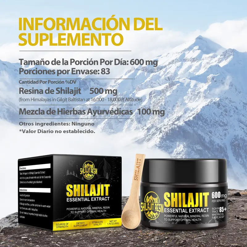 Resina Shilajit PAGAS AL RECIBIR