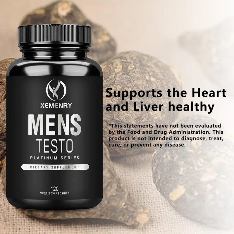 MENS TESTO Promueve la Testosterona (Bote con 120 Capsulas)