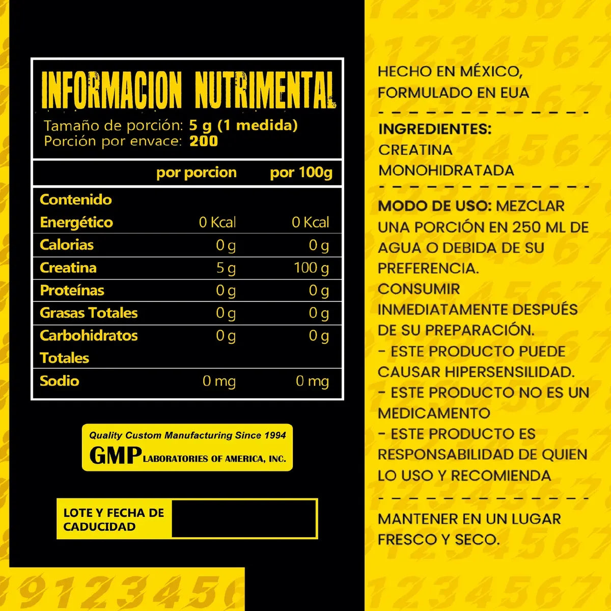 Creatina 34zero 1kg 200 Servs
