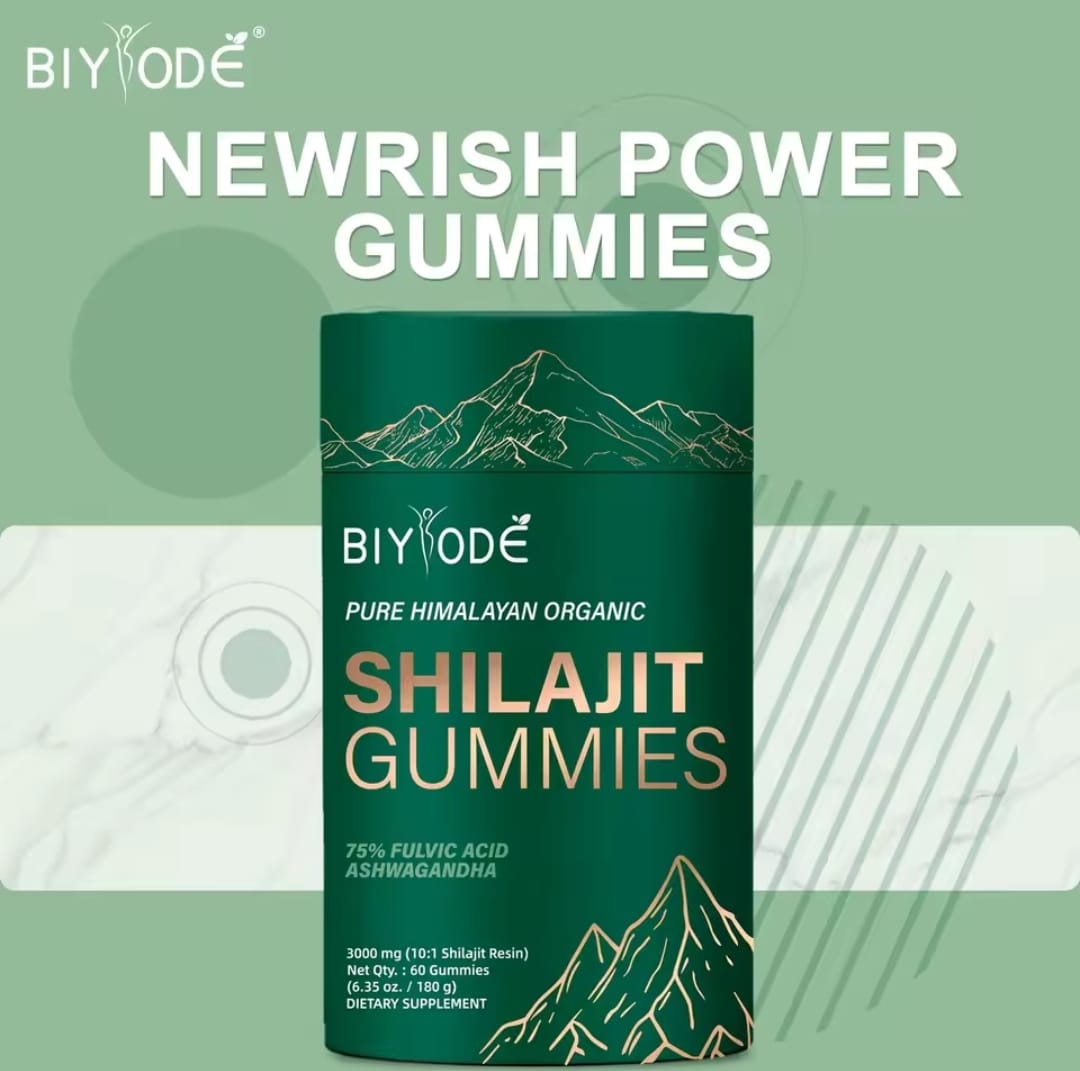 Gomitas de Shilajit con Ashwagandha 3000mg con 60pz