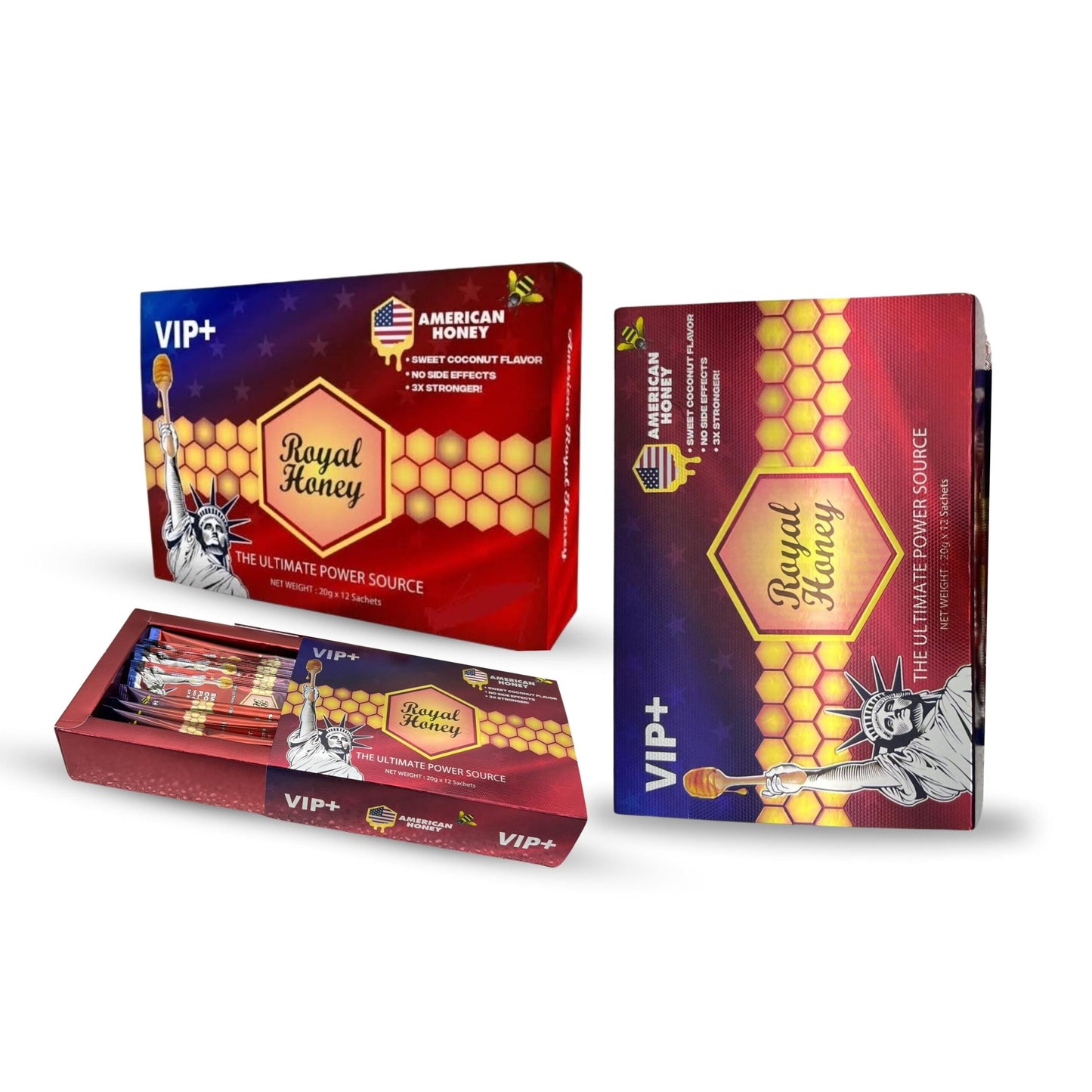 Miel Afrodisiaca ROYAL HONEY VIP+ 3X mas potente
