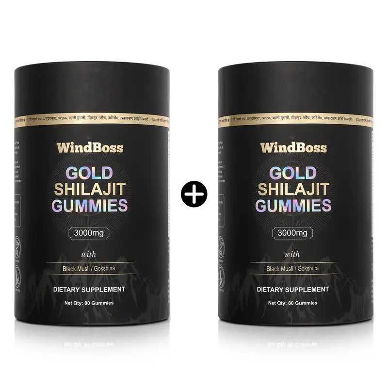 Shilajit Gomitas GOLD WindBoss con 80pz de 3000mg
