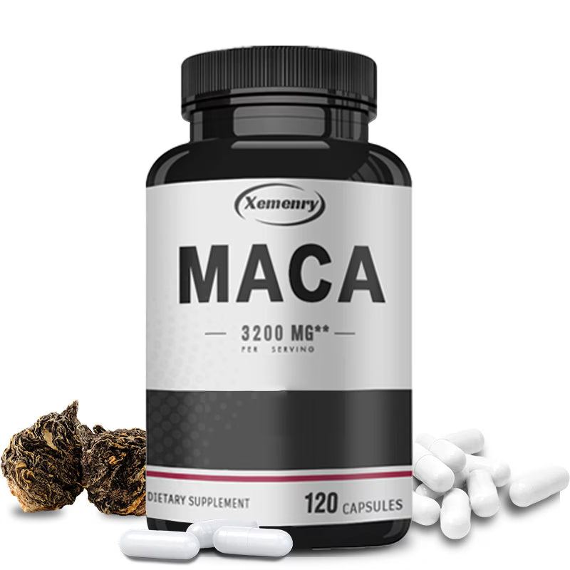 Maca Negra Orgánica 100% Pura  (120 Cápsulas)