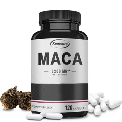 Maca Negra Orgánica 100% Pura  (120 Cápsulas)