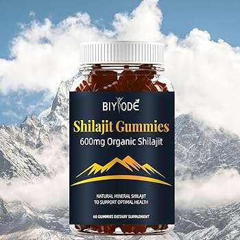 Gomitas Shilajit con 60pz 600mg