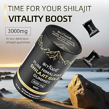 Shilajit Gomitas Biyode 60pz 3000mg