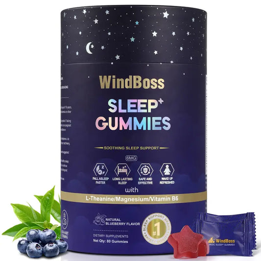 Gomitas de Melatonina para Dormir WindBoss 80 pz