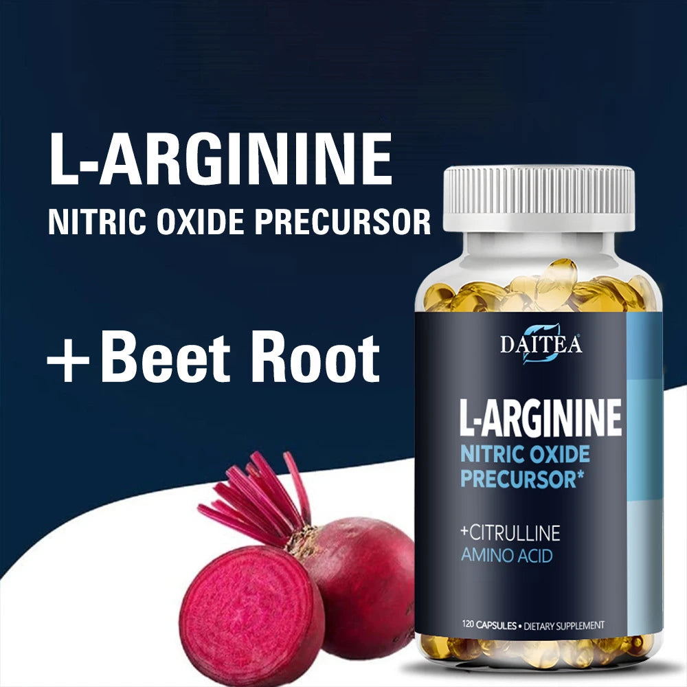 L-ARGININE Oxido Nitrico (120 Capsulas)