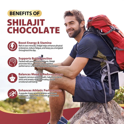 Shilajit Chocolates Caja con 12 Chocolates
