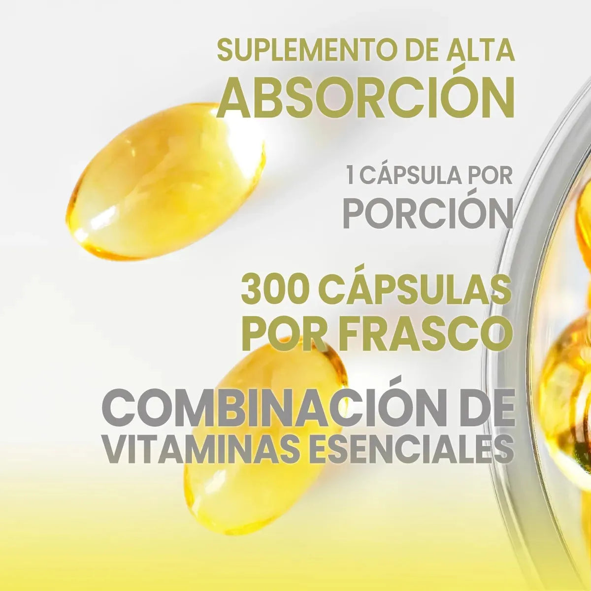 Vitamina D3 + K2 Y Aceite De Coco, 300 Cápsulas (300 dias)