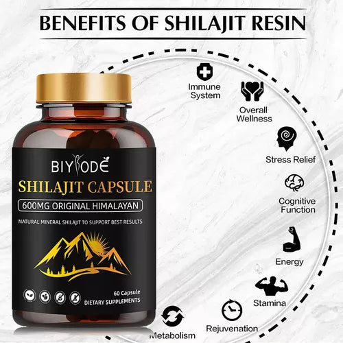 SHILAJIT Capsulas Bote con 60