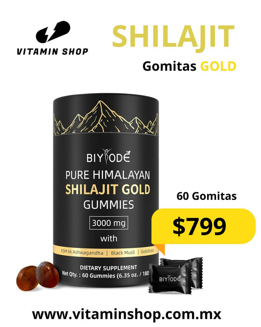 Shilajit Gomitas Biyode 60pz 3000mg