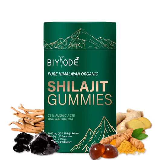 Gomitas de Shilajit con Ashwagandha 3000mg con 60pz