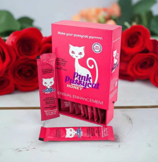 Miel Afrodisiaca Pink Pussycat Honey para ellas