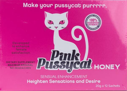 Miel Afrodisiaca Pink Pussycat Honey para ellas