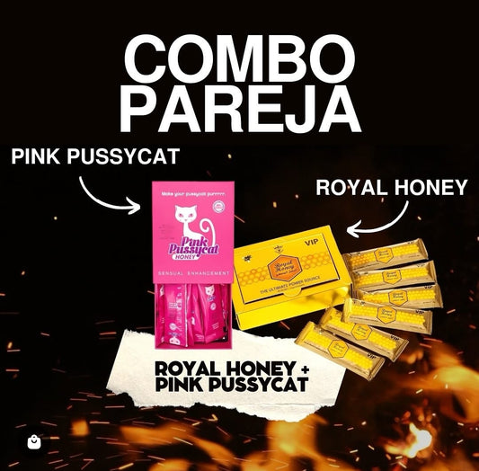 Miel Afrodisiaca COMBO PAREJA (Royal VIP y PussyCat)
