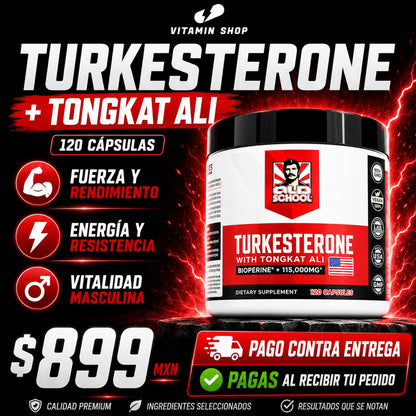 TURKESTERONE Con TONGKAT ALI  Pagas al Recibir