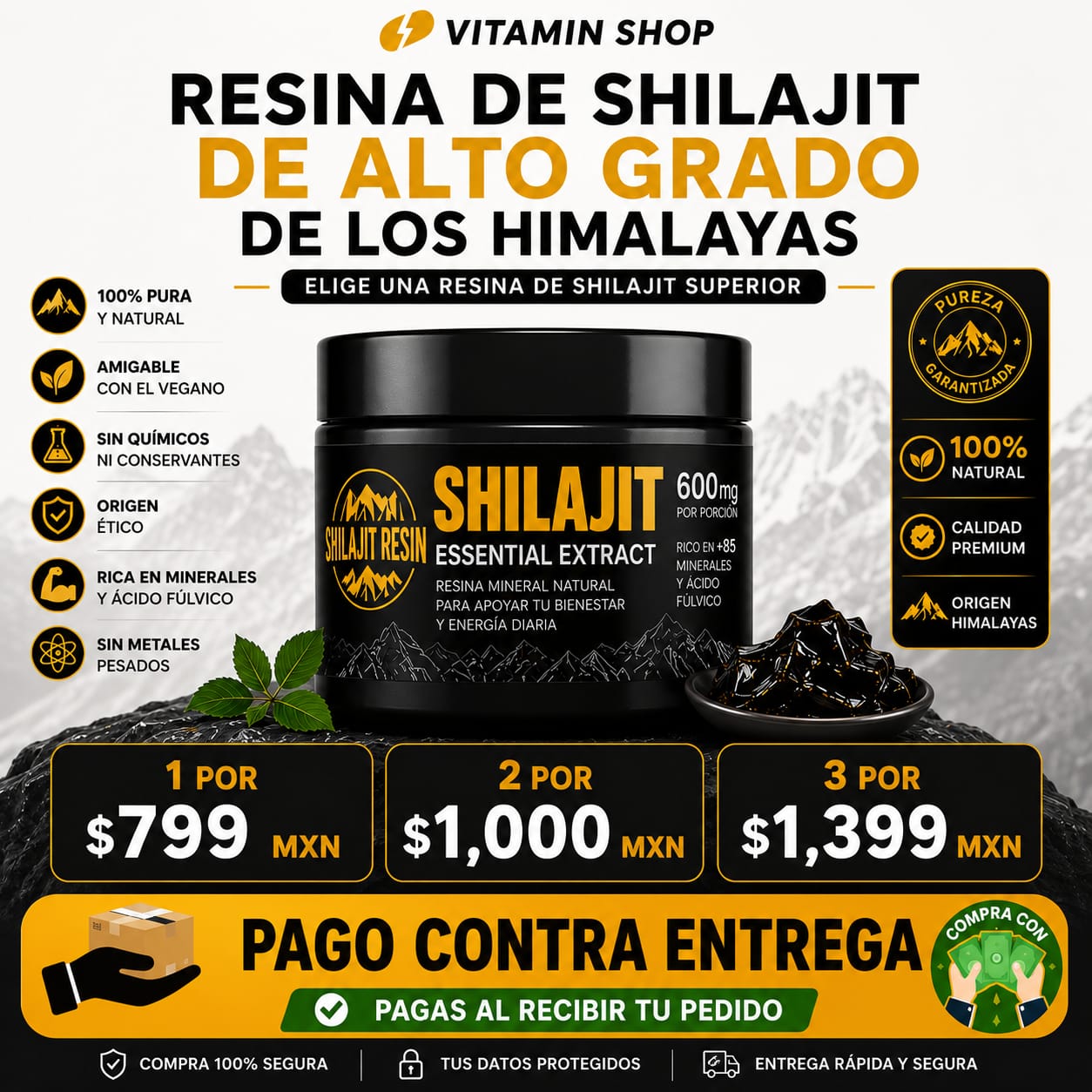 Resina Shilajit 50g