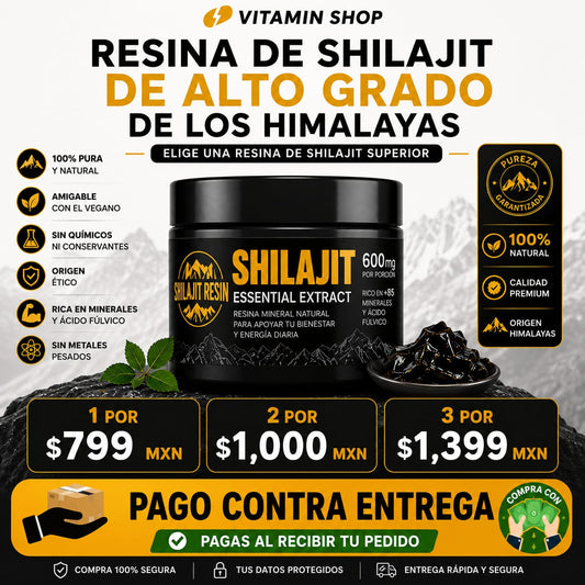 Resina Shilajit PAGAS AL RECIBIR