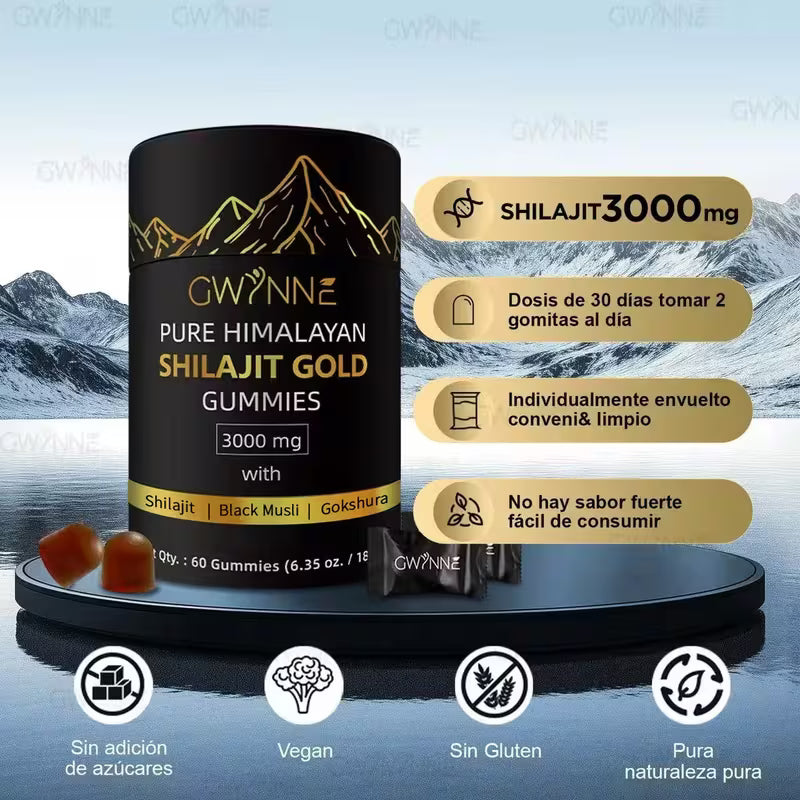 Shilajit Gomitas GOLD 60 Pzs PAGAS AL RECIBIR